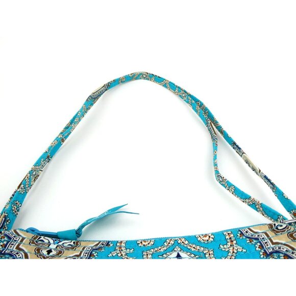 Vera Bradley Totally Turq Frannie Crossbody Purse - Picture 6 of 9